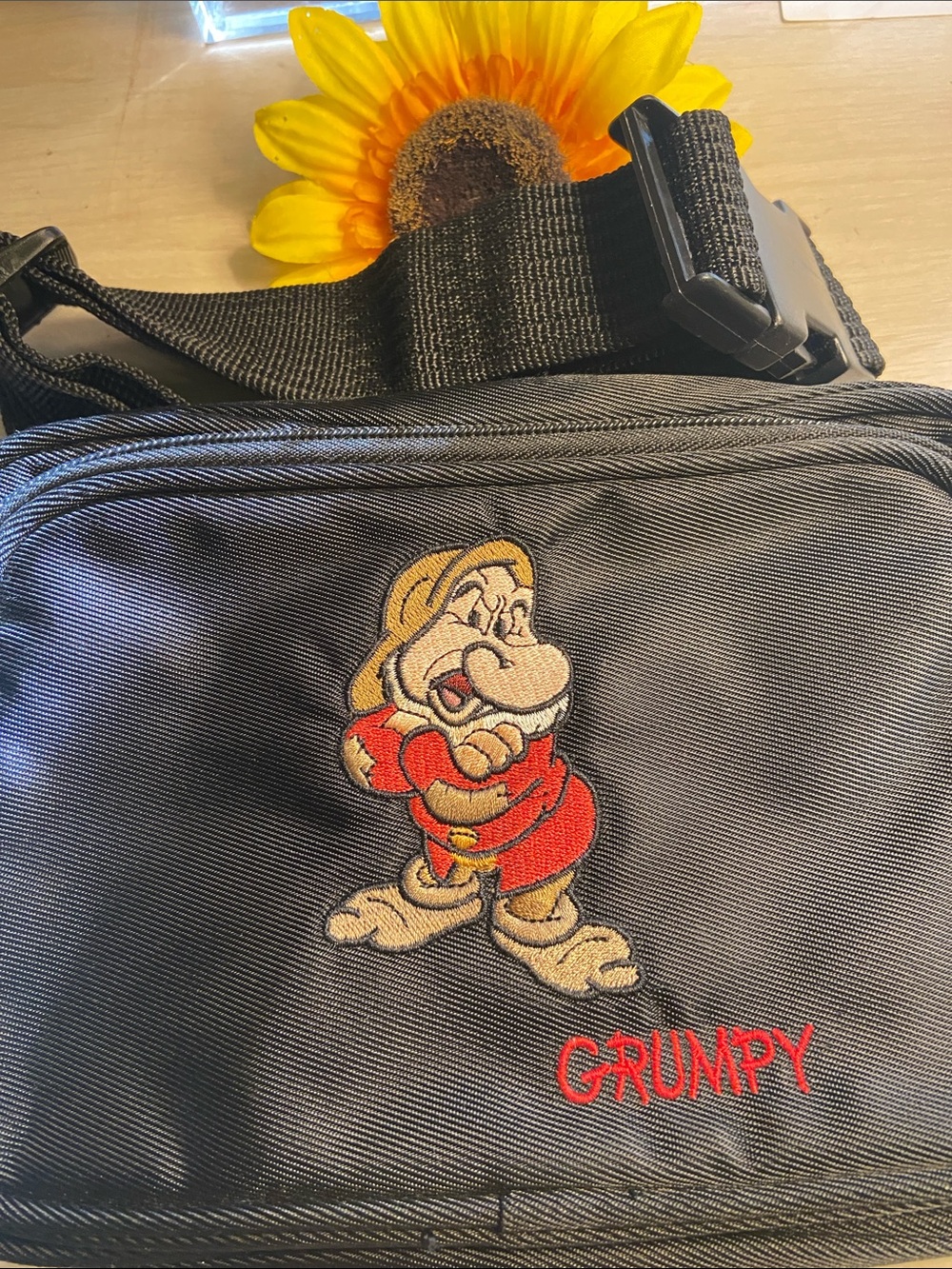 Disney Grumpy' Embroidered Fanny pack - Picture 2 of 5